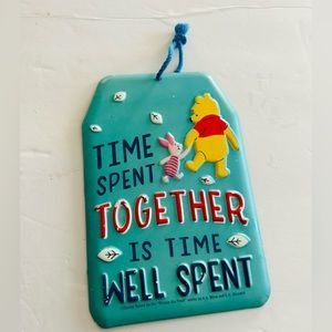 Disney Winnie The Pooh Metal hanging  Sign new